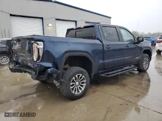 2019 GMC Sierra 1500 AT4 with VIN 3GTP9EEDXKG308417, listed as a Copart auction lot 51839645 with 76,897 mi miles and Salvage Title. Bid and sale history available at carsss.com. Image 3.