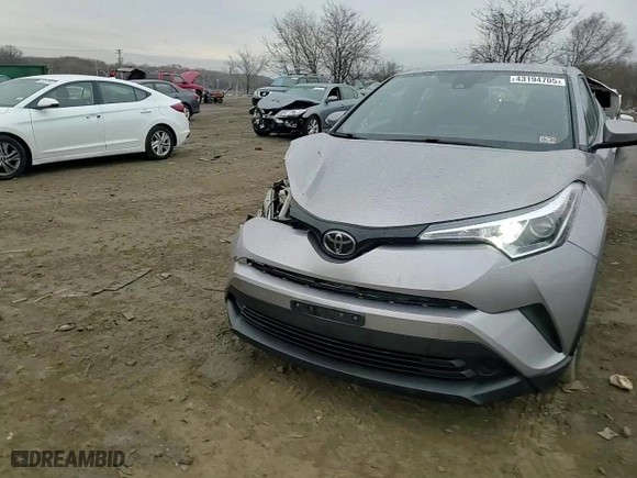 2018 Toyota C-HR XLE with VIN NMTKHMBX9JR033143, listed as a Copart auction lot 43194705 with 245,288 mi miles and Salvage Title. Bid and sale history available at carsss.com. Image 11.