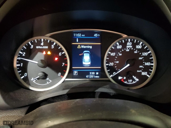 2019 Nissan Sentra SV with VIN 3N1AB7AP9KY284906, listed as a Copart auction lot 49923225 with 41,281 mi miles and Salvage Title. Bid and sale history available at carsss.com. Image 9.