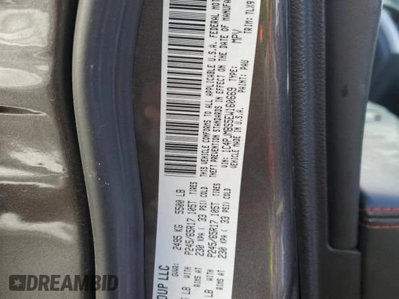 2014 Jeep Cherokee Trailhawk with VIN 1C4PJMBS5EW160669, listed as a Copart auction lot 82000703 with Not provided miles and Salvage title. Bid and sale history available at DreamBid. Image 13.