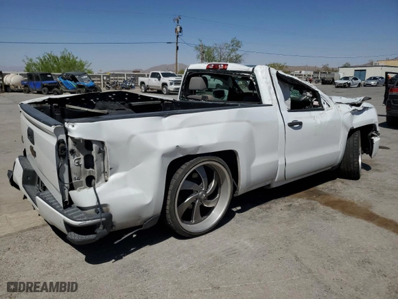 2014 Chevrolet Silverado 1500 Work Truck with VIN 1GCNCPEH0EZ172780, listed as a Copart auction lot 53089975 with 153,549 mi miles and Salvage Title. Bid and sale history available at carsss.com. Image 3.