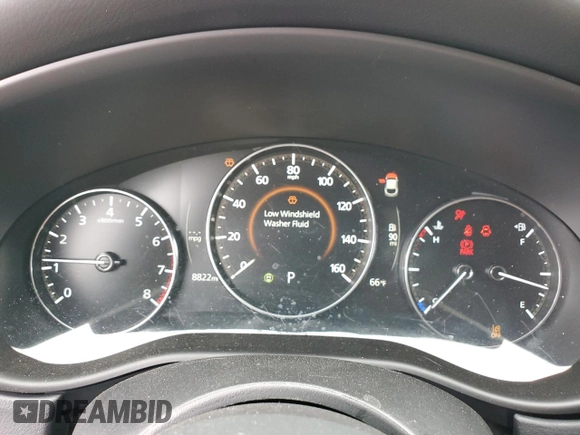 2025 Mazda CX-30 S with VIN 3MVDMBAMXSM778811, listed as a Copart auction lot 54241865 with 8,822 mi miles and Salvage title. Bid and sale history available at DreamBid. Image 9.