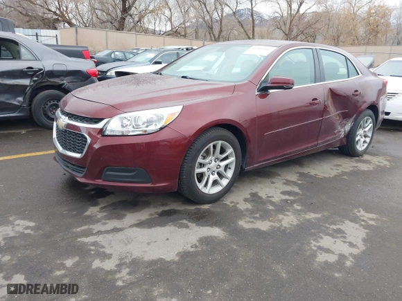 2015 Chevrolet Malibu LT with VIN 1G11C5SL4FF292802, listed as a IAAI auction lot 41491103 with 75,553 mi miles. Bid and sale history available at carsss.com. Image 2.