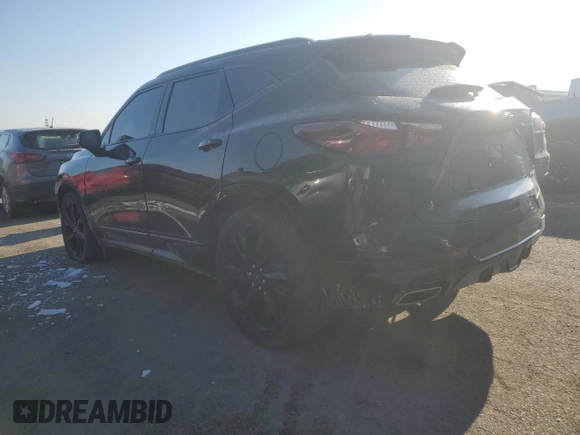 2022 Chevrolet Blazer RS z VIN 3GNKBKRSXNS231658, wystawiony jako Copart lot #41759075 z przebiegiem 52 149 mil mil oraz Szkoda całkowita • Salvage title. Historia ofert i sprzedaży dostępna na DreamBid. Obrazek 2.