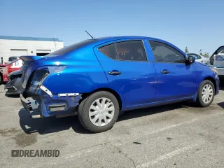 2017 Nissan Versa S Plus with VIN 3N1CN7AP7HL892283, listed as a Copart auction lot 61260695 with 193,544 mi miles and Salvage title. Bid and sale history available at DreamBid. Image 3.