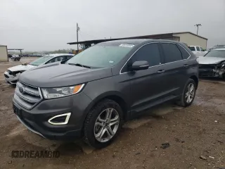 2017 Ford Edge Titanium z VIN 2FMPK4K93HBB53182, wystawiony jako Copart lot #50655955 z przebiegiem 61 454 mil mil oraz Szkody całkowita. Historia ofert i sprzedaży dostępna na DreamBid. Obrazek 1.