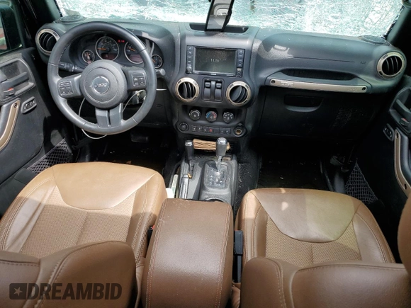 2017 Jeep Wrangler Arctic with VIN 1C4GJWBGXHL564659, listed as a Copart auction lot 58216955 with 34,394 mi miles and Salvage title. Bid and sale history available at DreamBid. Image 8.