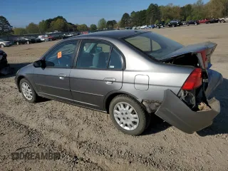2004 Honda Civic LX with VIN 2HGES15534H627448, listed as a Copart auction lot 50652585 with 209,876 mi miles and Clean Title. Bid and sale history available at carsss.com. Image 2.