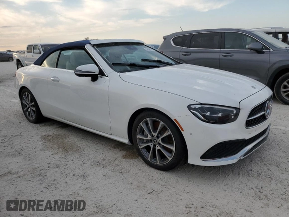 2021 Mercedes-Benz E 450 with VIN W1K1K5JB4MF167210, listed as a Copart auction lot 74244974 with Not provided miles and Salvage title. Bid and sale history available at DreamBid. Image 4.