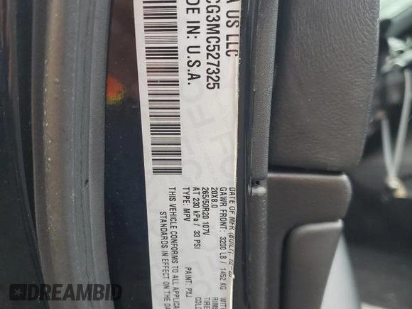 2021 Jeep Grand Cherokee High Altitude with VIN 1C4RJFCG3MC527325, listed as a Copart auction lot 55832875 with 64,338 mi miles and Salvage title. Bid and sale history available at DreamBid. Image 13.