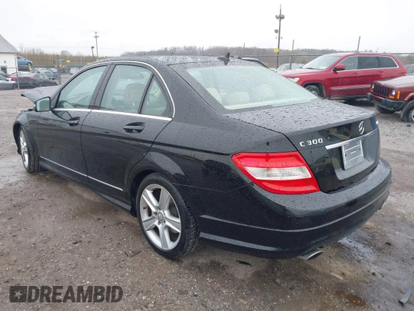 2011 Mercedes-Benz C-Class C 300 Sport with VIN WDDGF8BBXBR160983, listed as a IAAI auction lot 41996335 with 63,846 mi miles. Bid and sale history available at carsss.com. Image 3.