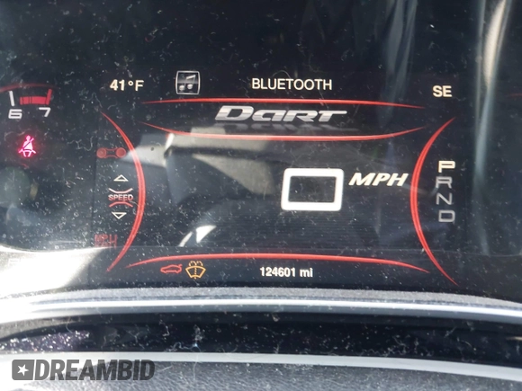 2014 Dodge Dart Limited with VIN 1C3CDFCB2ED791802, listed as a IAAI auction lot 41763155 with 124,601 mi miles. Bid and sale history available at carsss.com. Image 15.