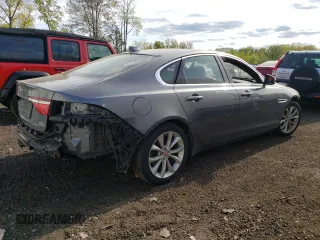 2017 Jaguar XF with VIN SAJBJ4BN2HCY51072, listed as a Copart auction lot 50466694 with 77,611 mi miles and . Bid and sale history available at DreamBid. Image 3.