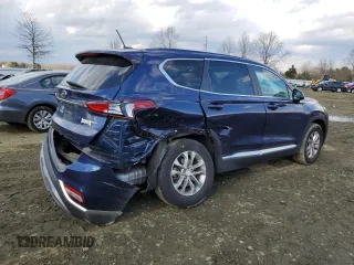 2020 Hyundai Santa Fe SE with VIN 5NMS2CADXLH183806, listed as a Copart auction lot 42103243 with 15,360 mi miles. Bid and sale history available at carsss.com. Image 3.