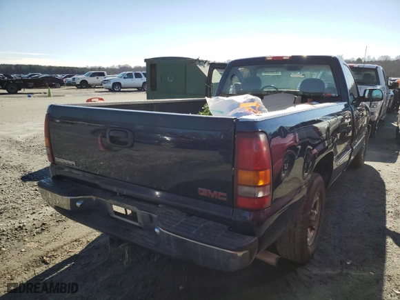 1999 GMC New Sierra 1500 SLE with VIN 1GTEC14W5XE549983, listed as a Copart auction lot 88355995 with 0 mi miles and Salvage Title. Bid and sale history available at carsss.com. Image 3.