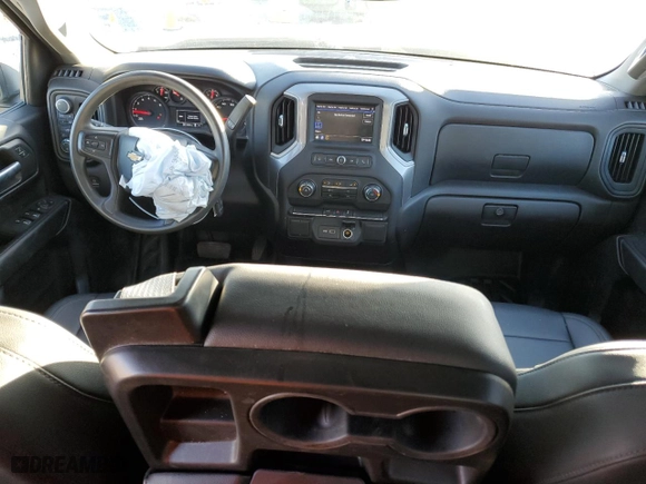 2021 Chevrolet Silverado 1500 Work Truck with VIN 1GCRYAEH3MZ113656, listed as a Copart auction lot 77392064 with 23,926 mi miles and Salvage Title. Bid and sale history available at carsss.com. Image 8.