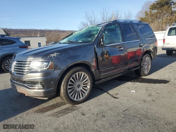 2015 Lincoln Navigator with VIN 5LMJJ2JTXFEJ12346, listed as a Copart auction lot 45914175 with 97,087 mi miles and Salvage Title. Bid and sale history available at carsss.com. Image 1.