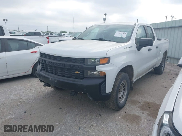 2020 Chevrolet Silverado 1500 Work Truck with VIN 1GCRYAEF3LZ177063, listed as a IAAI auction lot 42223364 with 47,512 mi miles and . Bid and sale history available at DreamBid. Image 18.