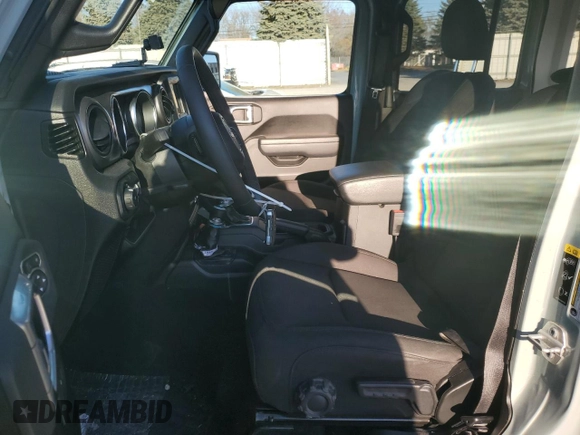 2023 Jeep Wrangler Sport with VIN 1C4HJXDNXPW635345, listed as a Copart auction lot 80929674 with 29,229 mi miles and Salvage Title. Bid and sale history available at DreamBid. Image 7.