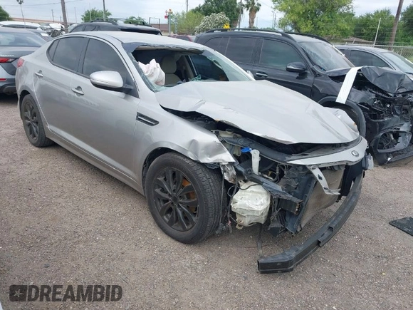 2015 Kia Optima LX with VIN 5XXGM4A70FG443696, listed as a IAAI auction lot 41962823 with 191,533 mi miles. Bid and sale history available at carsss.com. Image 1.