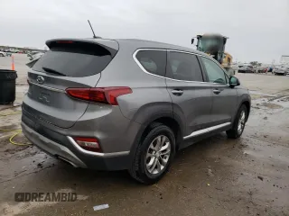2020 Hyundai Santa Fe SE with VIN 5NMS23AD0LH156470, listed as a Copart auction lot 38749673 with 62,186 mi miles. Bid and sale history available at carsss.com. Image 3.