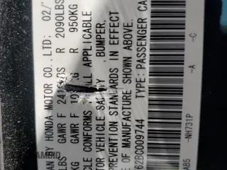 2011 Acura TSX z VIN JH4CU2F62BC009744, wystawiony jako Copart lot #58587335 z przebiegiem 231 362 mil mil oraz Szkoda całkowita • Salvage title. Historia ofert i sprzedaży dostępna na DreamBid. Obrazek 12.