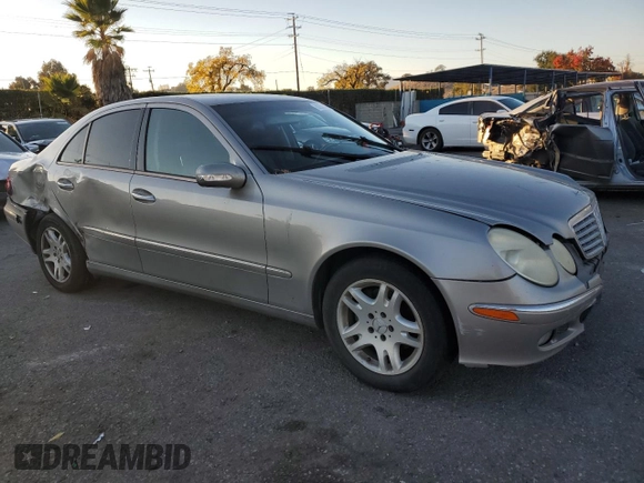 2005 Mercedes-Benz E-Class 3.2L with VIN WDBUF65J95A712625, listed as a Copart auction lot 82050834 with 327,844 mi miles and Salvage Title. Bid and sale history available at carsss.com. Image 4.