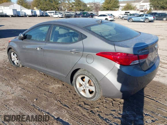 2013 Hyundai Elantra GLS with VIN 5NPDH4AE5DH360708, listed as a IAAI auction lot 41458823 with 109,557 mi miles and . Bid and sale history available at DreamBid. Image 3.
