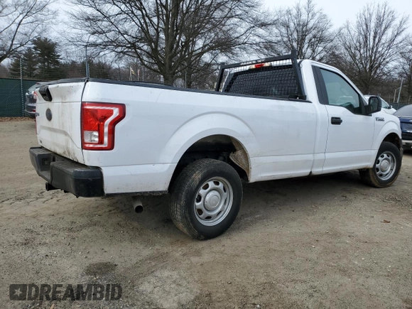 2017 Ford F-150 XL with VIN 1FTMF1C80HKC02618, listed as a Copart auction lot 45297865 with 88,188 mi miles and Salvage Title. Bid and sale history available at carsss.com. Image 3.