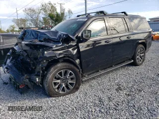 2024 Chevrolet Suburban Z71 z VIN 1GNSKDKD4RR255535, wystawiony jako Copart lot #86375694 z przebiegiem Nie podano mil oraz Szkoda całkowita • Salvage title. Historia ofert i sprzedaży dostępna na DreamBid. Obrazek 1.