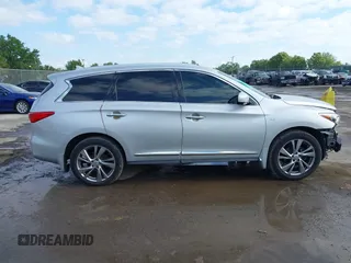 2014 Infiniti QX60 with VIN 5N1AL0MM0EC525019, listed as a IAAI auction lot 42035281 with 137,831 mi miles. Bid and sale history available at carsss.com. Image 13.