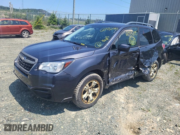 2018 Subaru Forester with VIN JF2SJEBC3JH424769, listed as a Copart auction lot 60532085 with 80,079 mi miles and Salvage title. Bid and sale history available at DreamBid. Image 1.