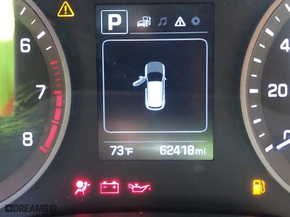 2018 Hyundai Tucson SEL with VIN KM8J3CA4XJU726193, listed as a IAAI auction lot 39087796 with 62,418 mi miles. Bid and sale history available at carsss.com. Image 15.