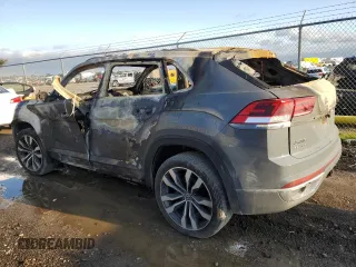 2021 Volkswagen Atlas SEL Premium R-Line z VIN 1V2FE2CA7MC223635, wystawiony jako Copart lot #85544804 z przebiegiem Nie podano mil oraz Nie do naprawy • Non repairable. Historia ofert i sprzedaży dostępna na DreamBid. Obrazek 2.