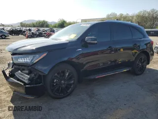 2019 Acura MDX Technology with VIN 5J8YD4H05KL011873, listed as a Copart auction lot 60115525 with 47,025 mi miles and Salvage title. Bid and sale history available at DreamBid. Image 1.