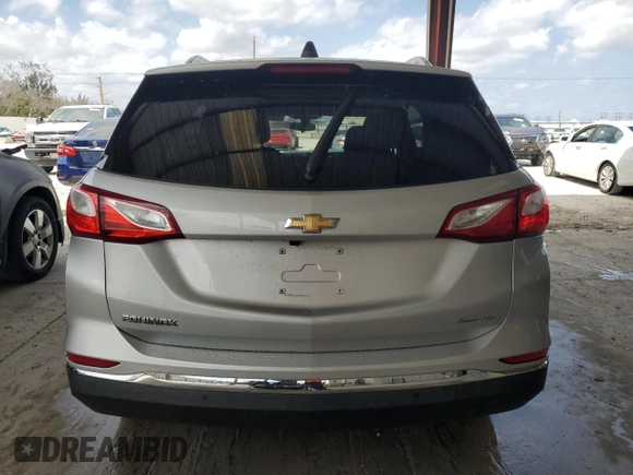 2018 Chevrolet Equinox LT with VIN 2GNAXSEVXJ6108982, listed as a Copart auction lot 52082785 with 80,161 mi miles and Salvage Title. Bid and sale history available at DreamBid. Image 6.
