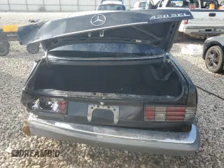 1989 Mercedes-Benz 420 with VIN WDBCA35E7KA458288, listed as a Copart auction lot 71251354 with 220,774 mi miles and Salvage Title. Bid and sale history available at carsss.com. Image 6.