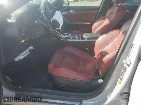 2019 Kia Stinger GT1 with VIN KNAE45LC1K6045278, listed as a Copart auction lot 78617794 with Not Provided miles and Salvage Title. Bid and sale history available at DreamBid. Image 7.