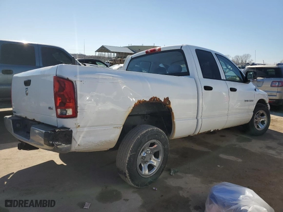 2005 Dodge Ram 1500 SLT with VIN 1D7HA18N65S350322, listed as a Copart auction lot 46690755 with 130,115 mi miles and Salvage Title. Bid and sale history available at carsss.com. Image 3.