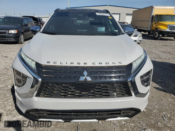 2022 Mitsubishi Eclipse Cross SE with VIN JA4ATWAAXNZ048785, listed as a Copart auction lot 54088075 with 25,128 mi miles and Salvage title. Bid and sale history available at DreamBid. Image 5.