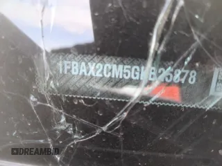 2016 Ford Transit XL с VIN 1FBAX2CM5GKB25878, выставлен на аукционе Copart как лот 47325765 с пробегом Не указан миль и Списание • Salvage title. История ставок и продаж доступна на DreamBid. Изображение 9.