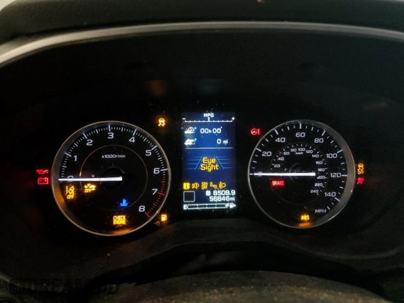 2019 Subaru Crosstrek Limited z VIN JF2GTANC4KH362501, wystawiony jako Copart lot #52876565 z przebiegiem 56 846 mil mil oraz Szkoda całkowita • Salvage title. Historia ofert i sprzedaży dostępna na DreamBid. Obrazek 9.