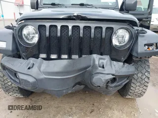 2021 Jeep Wrangler Unlimited Willys with VIN 1C4HJXDN8MW595665, listed as a IAAI auction lot 41507555 with 24,505 mi miles and . Bid and sale history available at DreamBid. Image 6.