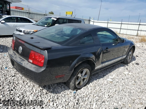 2009 Ford Mustang with VIN 1ZVHT80N695121777, listed as a Copart auction lot 71637794 with 189,608 mi miles and Salvage Title. Bid and sale history available at carsss.com. Image 3.