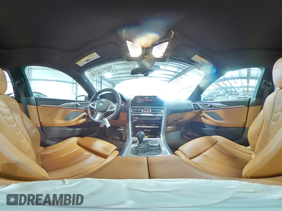 2022 BMW 8 Series 840i with VIN WBAGV4C06NCH11761, listed as a Copart auction lot 79094614 with 37,994 mi miles and Salvage title. Bid and sale history available at DreamBid. Image 15.