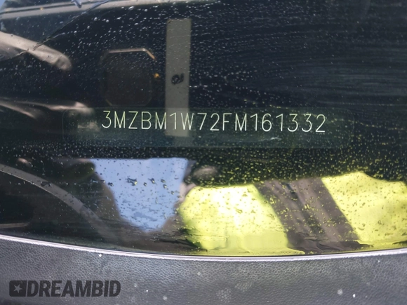 2015 Mazda 3 i Grand Touring with VIN 3MZBM1W72FM161332, listed as a IAAI auction lot 41491976 with 221,542 mi miles and . Bid and sale history available at DreamBid. Image 9.
