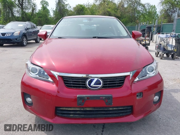 2011 Lexus CT 200h with VIN JTHKD5BH6B2037539, listed as a IAAI auction lot 42127056 with 191,007 mi miles and . Bid and sale history available at carsss.com. Image 12.