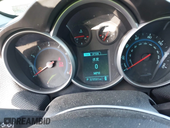 2013 Chevrolet Cruze 1LT with VIN 1G1PC5SB0D7111476, listed as a IAAI auction lot 42088469 with 70,581 mi miles and . Bid and sale history available at DreamBid. Image 7.