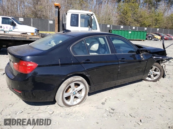 2015 BMW 3 Series 328i xDrive with VIN WBA3B5C5XFP653640, listed as a Copart auction lot 48363945 with 0 mi miles and Salvage Title. Bid and sale history available at carsss.com. Image 3.
