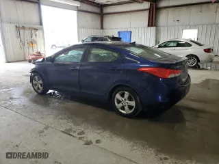 2013 Hyundai Elantra GLS with VIN 5NPDH4AE1DH455122, listed as a Copart auction lot 53023755 with 0 mi miles and Salvage Title. Bid and sale history available at carsss.com. Image 2.